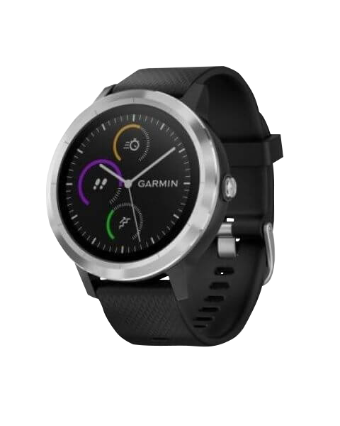 Garmin Vivoactive 3 Black Stainless GPS Smartwatch Garmin Certified GPS Nation