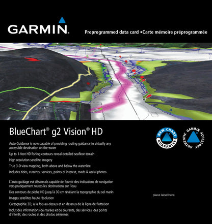 Garmin Red Sea Coastal Charts BlueChart g3 Vision | VAW451S | microSD/SD