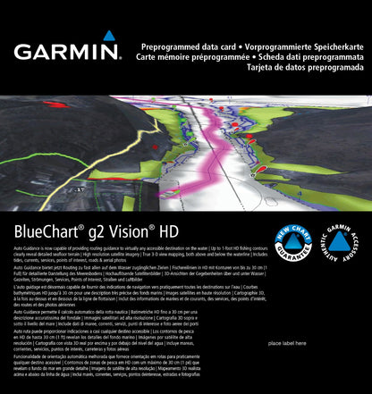 Garmin Madeira and Canary Islands Charts BlueChart g3 Vision | VAF450S | microSD/SD