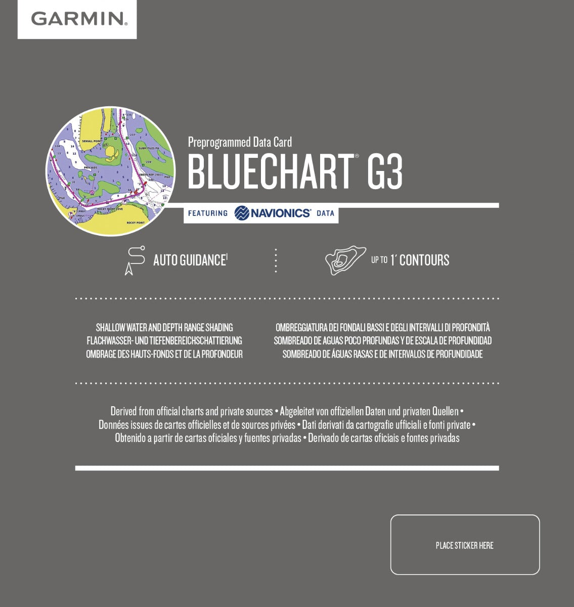 Garmin Australia, Port Stephens to Fowlers Bay Coastal Charts BlueChart g3 | HXPC415S | microSD/SD