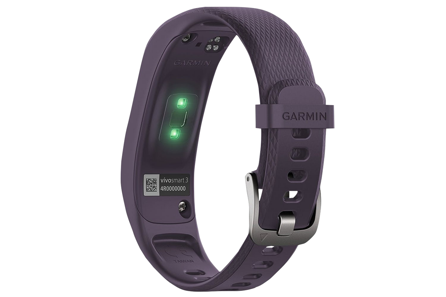 Reloj inteligente con GPS Garmin Vivosmart 3 morado tamaño S/M (reacondicionado certificado por Garmin)