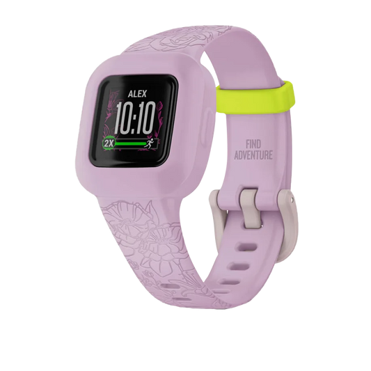 Garmin Vivofit jr 3 Lilas Floral Remis à neuf 