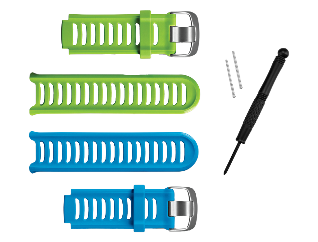 Paquete múltiple de correas para reloj Garmin (para Forerunner 910XT, azul y verde)