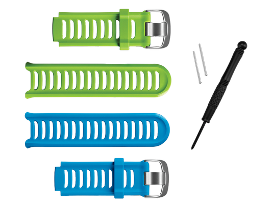 Paquete múltiple de correas para reloj Garmin (para Forerunner 910XT, azul y verde)