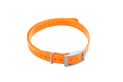 Correa para collar Garmin de 3/4 de pulgada, color naranja, hebilla cuadrada (010-11870-03)