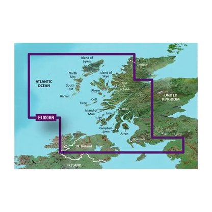 Garmin Scotland, West Coastal and Inland Charts BlueChart g3 | HXEU006R | microSD/SD