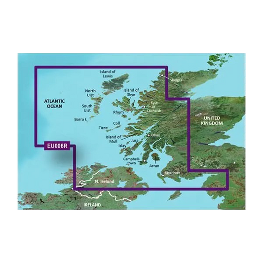 Garmin Scotland, West Coastal and Inland Charts BlueChart g3 | HXEU006R | microSD/SD