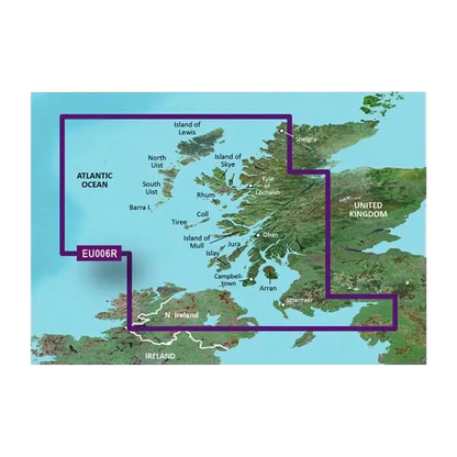 Garmin Scotland, West Coastal and Inland Charts BlueChart g3 Vision | VEU006R | microSD/SD