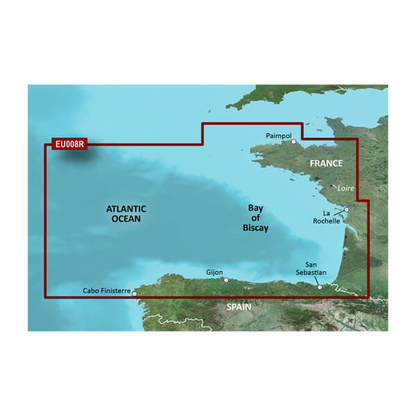 Garmin Bay of Biscay Charts BlueChart g3 Vision | VEU008R | microSD/SD (010-C0766-00)