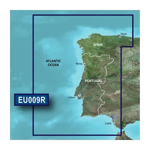 Garmin Portugal and Northwest Spain Charts BlueChart g3 | HXEU009R | microSD/SD