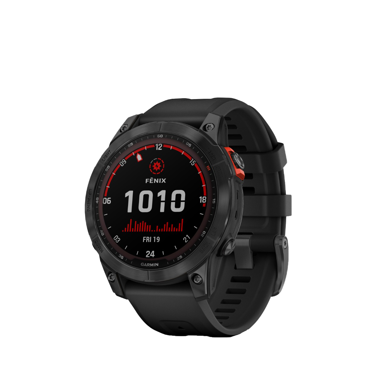 Garmin fenix 7S Solar - Gris ardoise avec bracelet noir (010-02539-12)