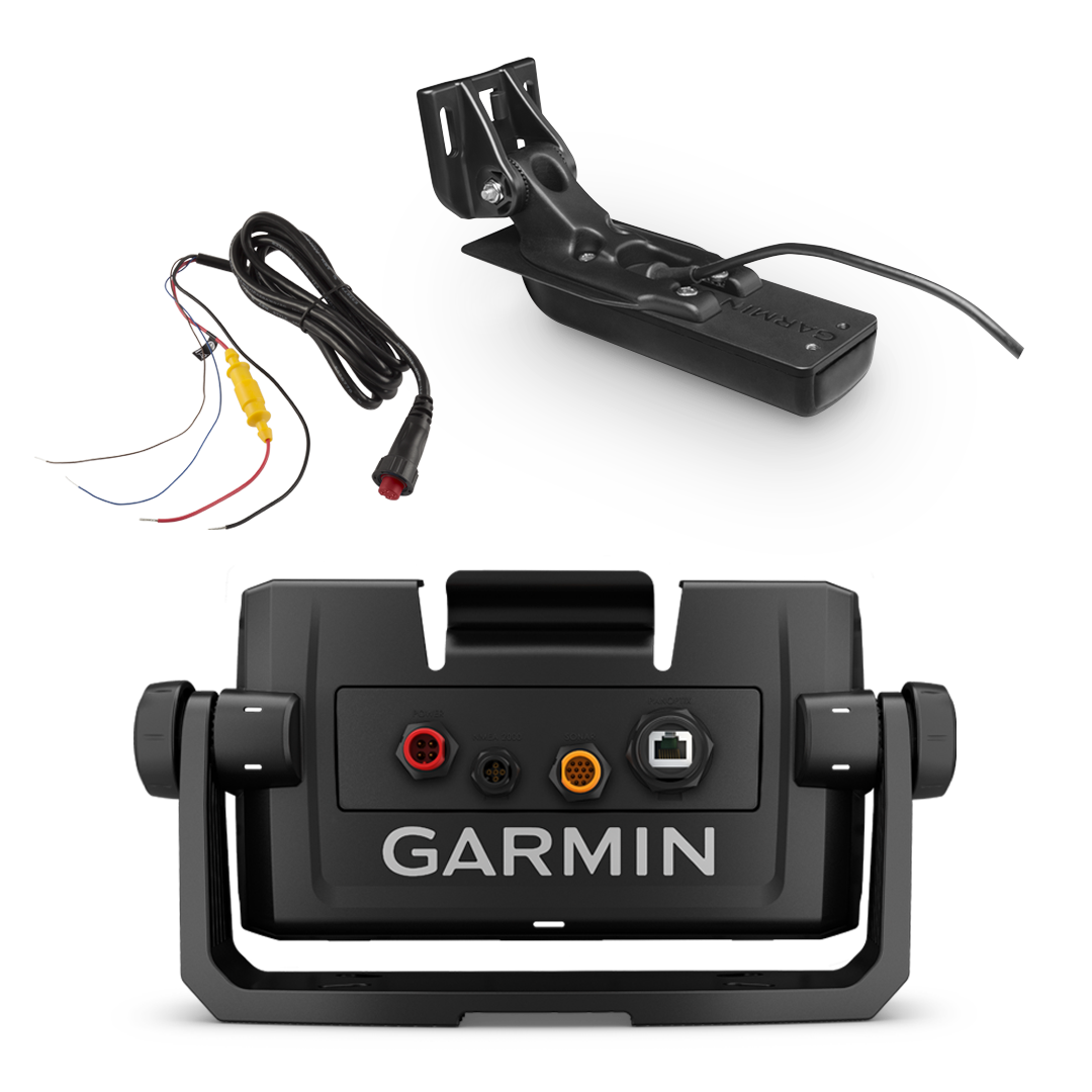 Garmin ECHOMAP UHD 9Xsv Boat Kit, Includes GT56HW-TM Transducer, Power Cable and Cradle