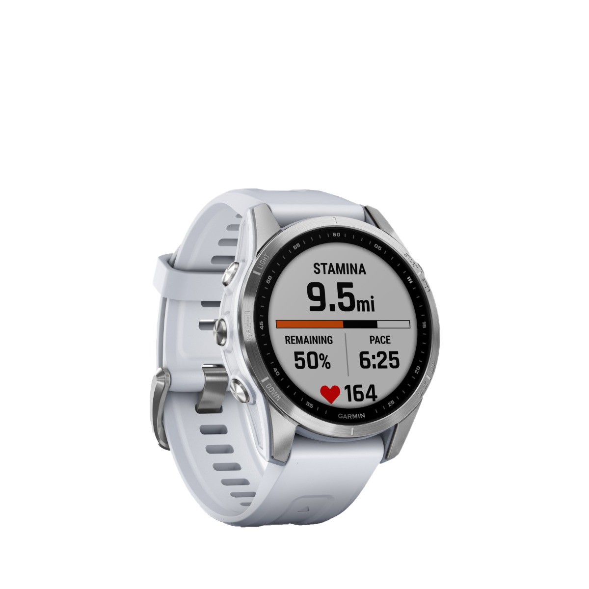 Garmin fenix 7S - Silver with Whitestone Band (010-02539-02)