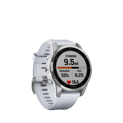 Garmin fenix 7S - Silver with Whitestone Band (010-02539-02)