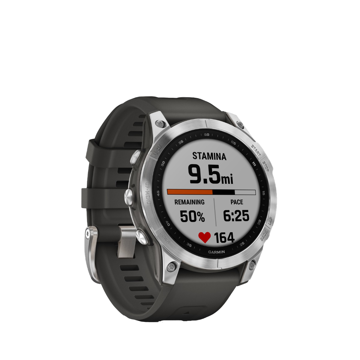 Garmin fenix 7S - Silver with Graphite Band (010-02539-00)