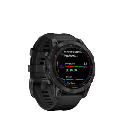 Garmin fenix 7 Solar - Slate Gray with Black Band (010-02540-10)