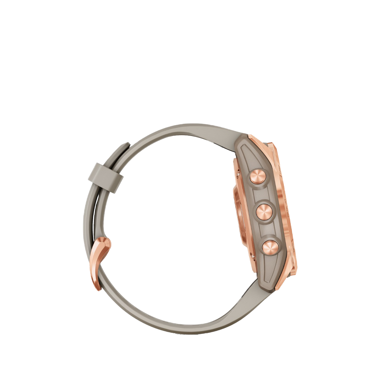 Garmin fenix 7S Solar - Or rose avec bracelet sable clair (010-02539-10)