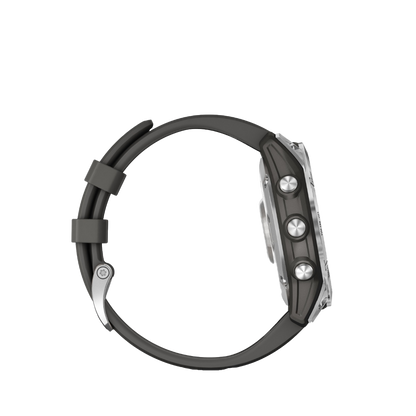 Garmin fenix 7S - Silver with Graphite Band (010-02539-00)