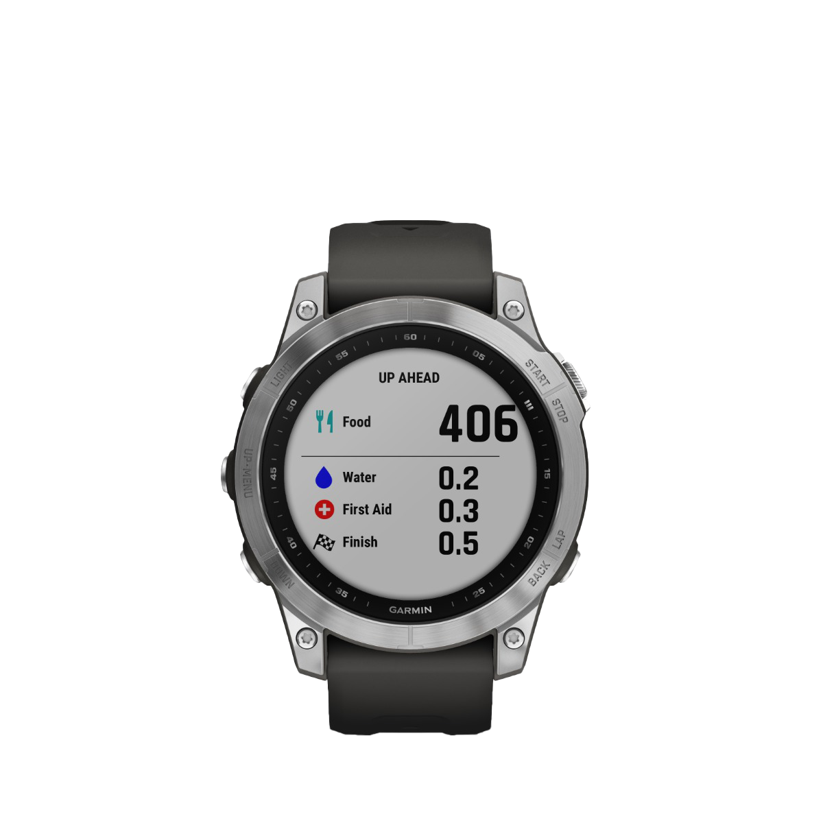 Garmin fenix 7 - Plata con correa de grafito (010-02540-00)