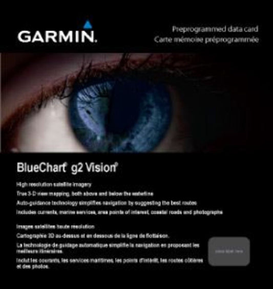 Garmin U.S., Maine, North Coastal Charts BlueChart g3 Vision | VUS001R | microSD/SD