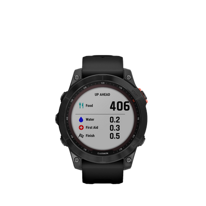 Garmin fenix 7 Solar - Slate Gray with Black Band (010-02540-10)