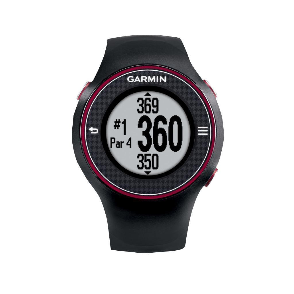 Garmin Approach S3, negro/rojo, reloj inteligente con GPS y telémetro para golf (reacondicionado certificado por Garmin)