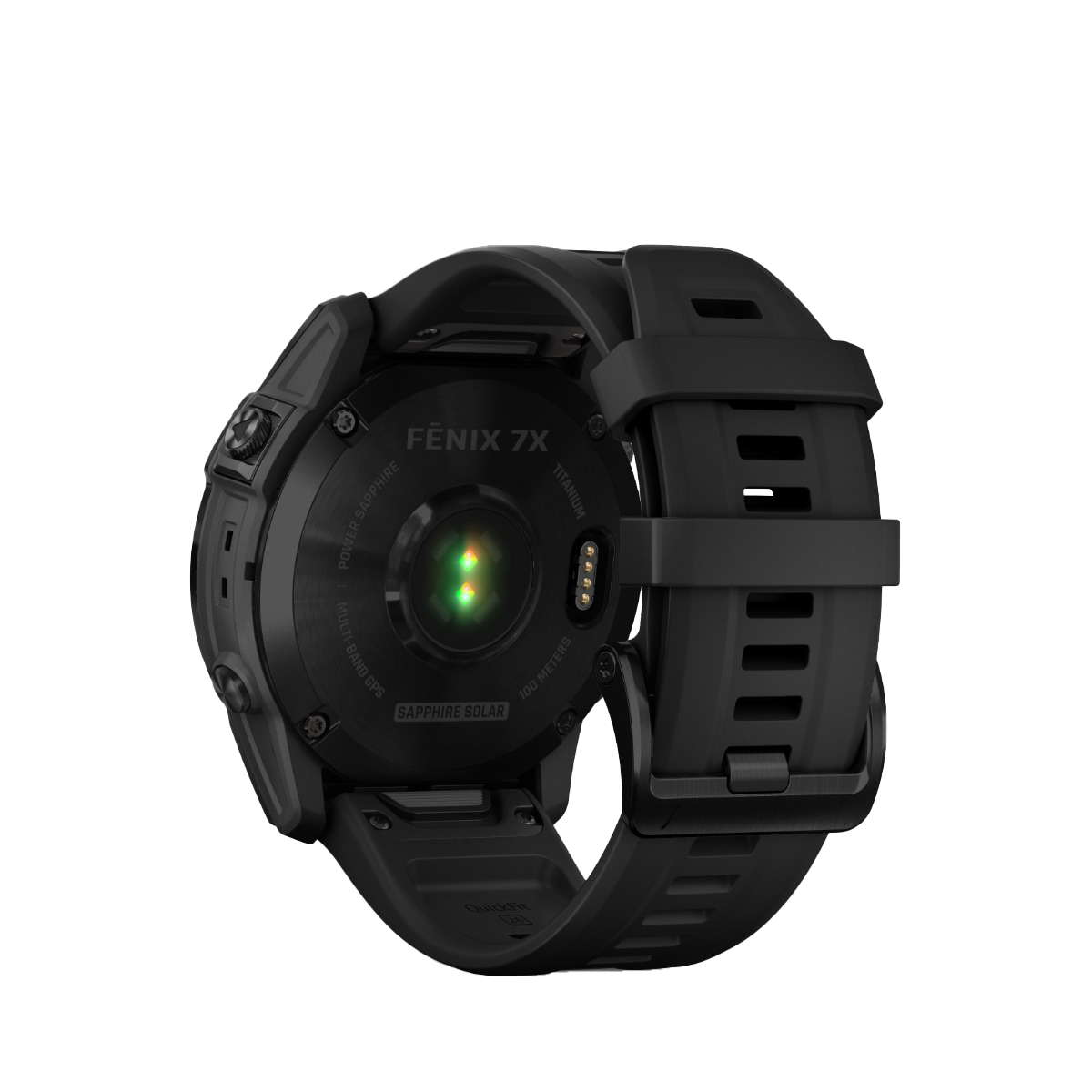 Garmin Fenix ​​7x Sapphire Solar - Titanio DLC negro con correa negra (010-02541-22)