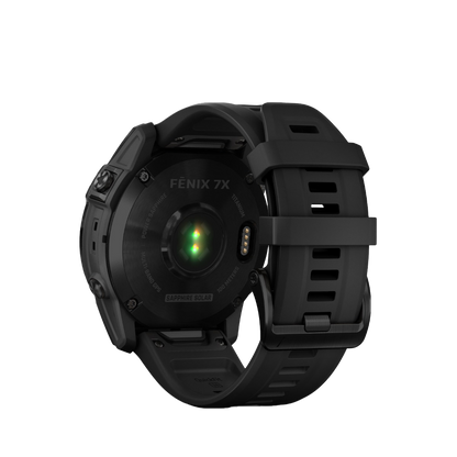 Garmin Fenix ​​7x Sapphire Solar - Titanio DLC negro con correa negra (010-02541-22)