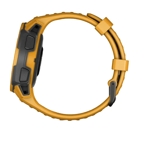 Reloj inteligente resistente con GPS Garmin Instinct Solar, Sunburst (reacondicionado certificado por Garmin)