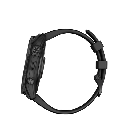 Garmin Fenix ​​7x Sapphire Solar - Titanio DLC negro con correa negra (010-02541-22)