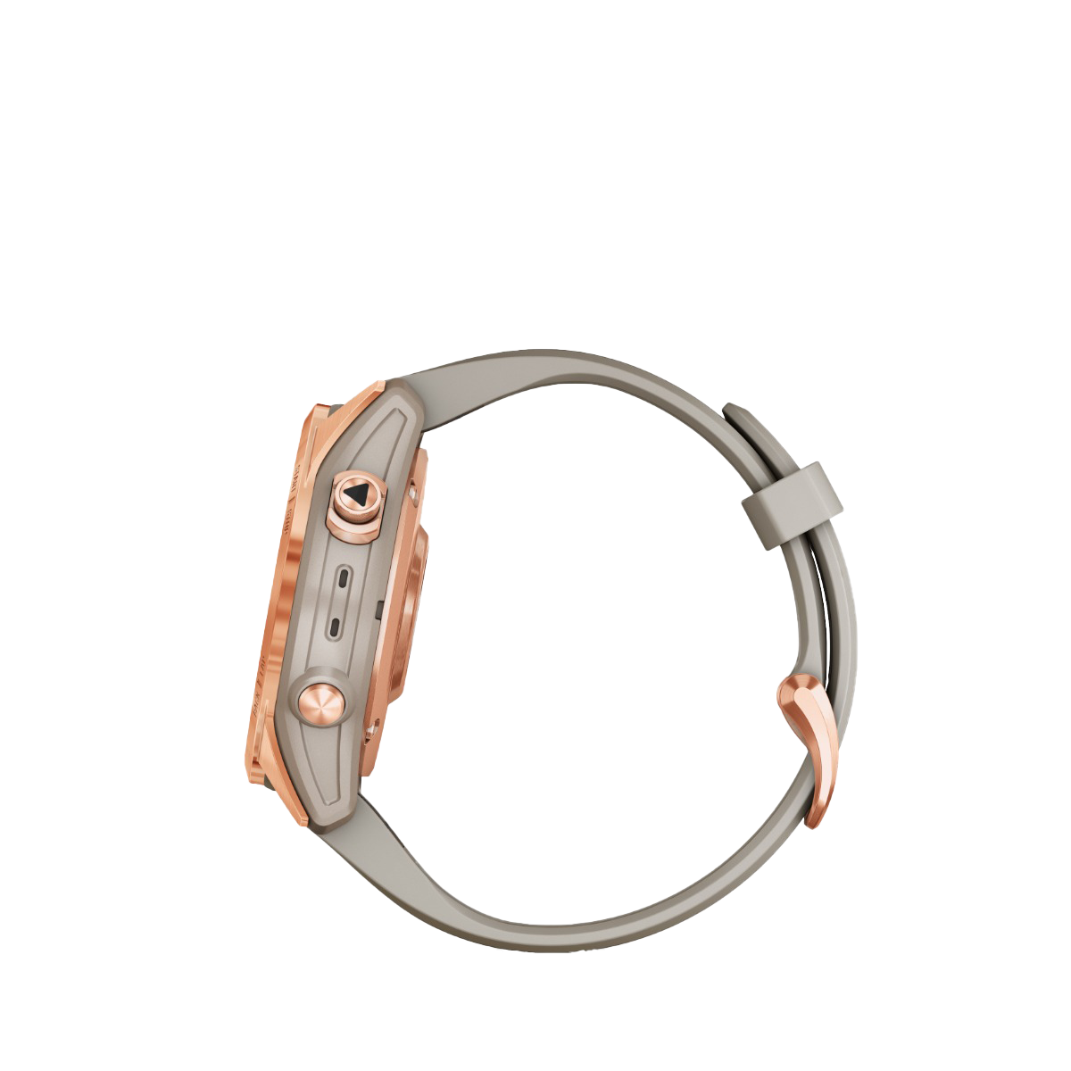 Garmin fenix 7S Solar - Or rose avec bracelet sable clair (010-02539-10)