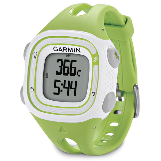 Garmin Forerunner 10 White & Green - Factory Refurbished