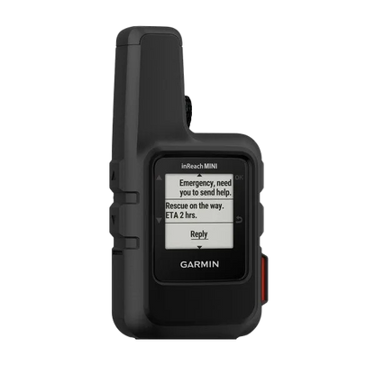 Garmin Inreach Mini, comunicador satelital GPS ligero y resistente, color negro, con InReach y SOS (reacondicionado certificado por Garmin)