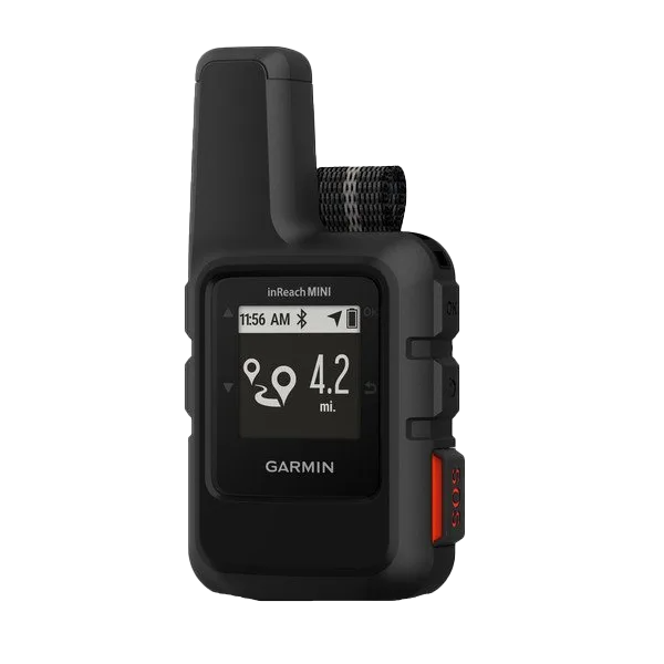 Garmin Inreach Mini, comunicador satelital GPS ligero y resistente, color negro, con InReach y SOS (reacondicionado certificado por Garmin)