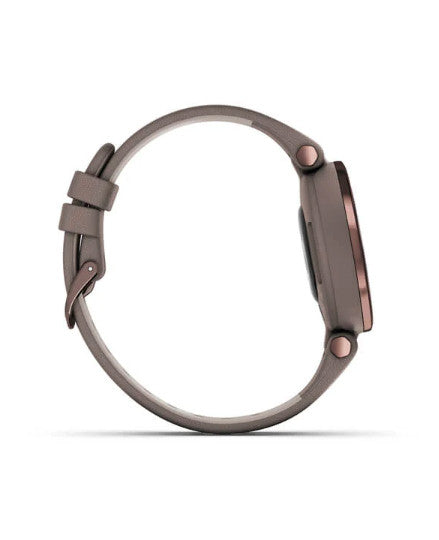 Garmin Lily - Dark Bronze Bezel with Paloma Case and Italian Leather Band