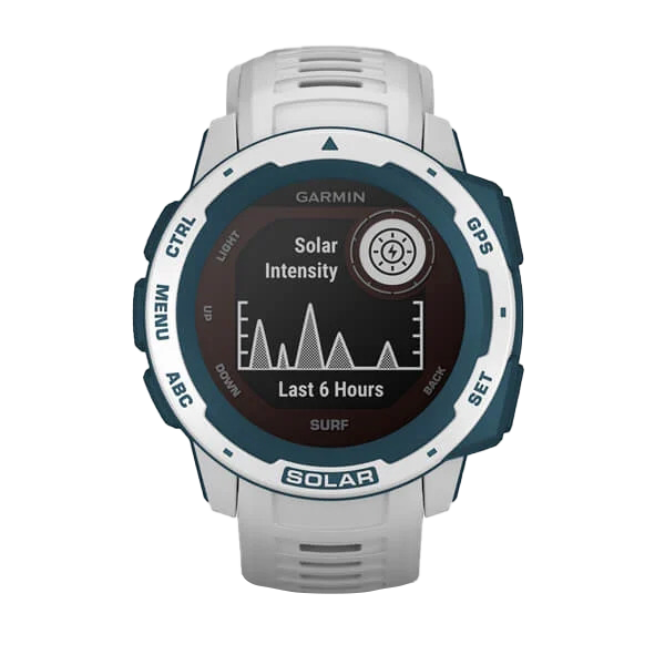 Montre connectée GPS robuste Garmin Instinct Solar Surf, Pipeline (reconditionnée et certifiée Garmin)