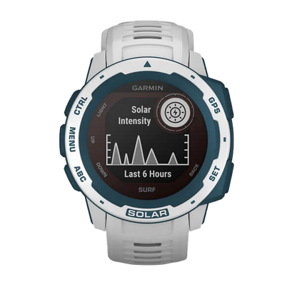 Montre connectée GPS robuste Garmin Instinct Solar Surf, Pipeline (reconditionnée et certifiée Garmin)