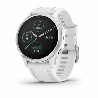 Garmin fenix 6S White with White Band - Factory Refurbished