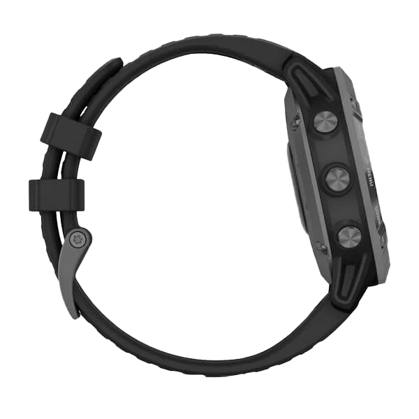 Garmin Fenix ​​6 Pro Solar - Gris ardoise avec bracelet noir (010-02410-14)