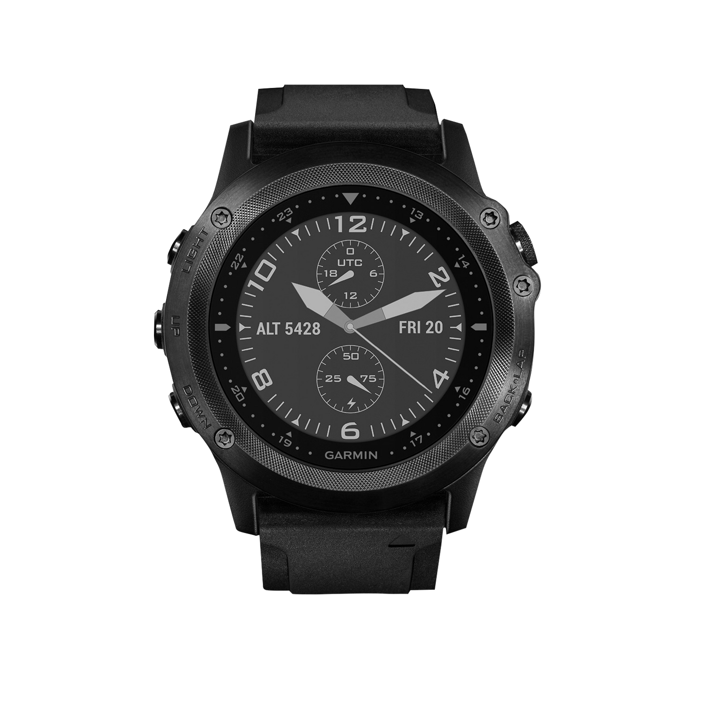 Garmin Tactix Bravo, reloj inteligente resistente con GPS y correa de silicona, color negro (reacondicionado certificado por Garmin)