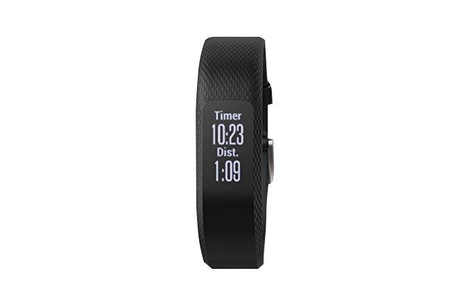 Reloj inteligente Garmin Vivosmart 3, color negro, talla S/M, con GPS (reacondicionado certificado por Garmin)