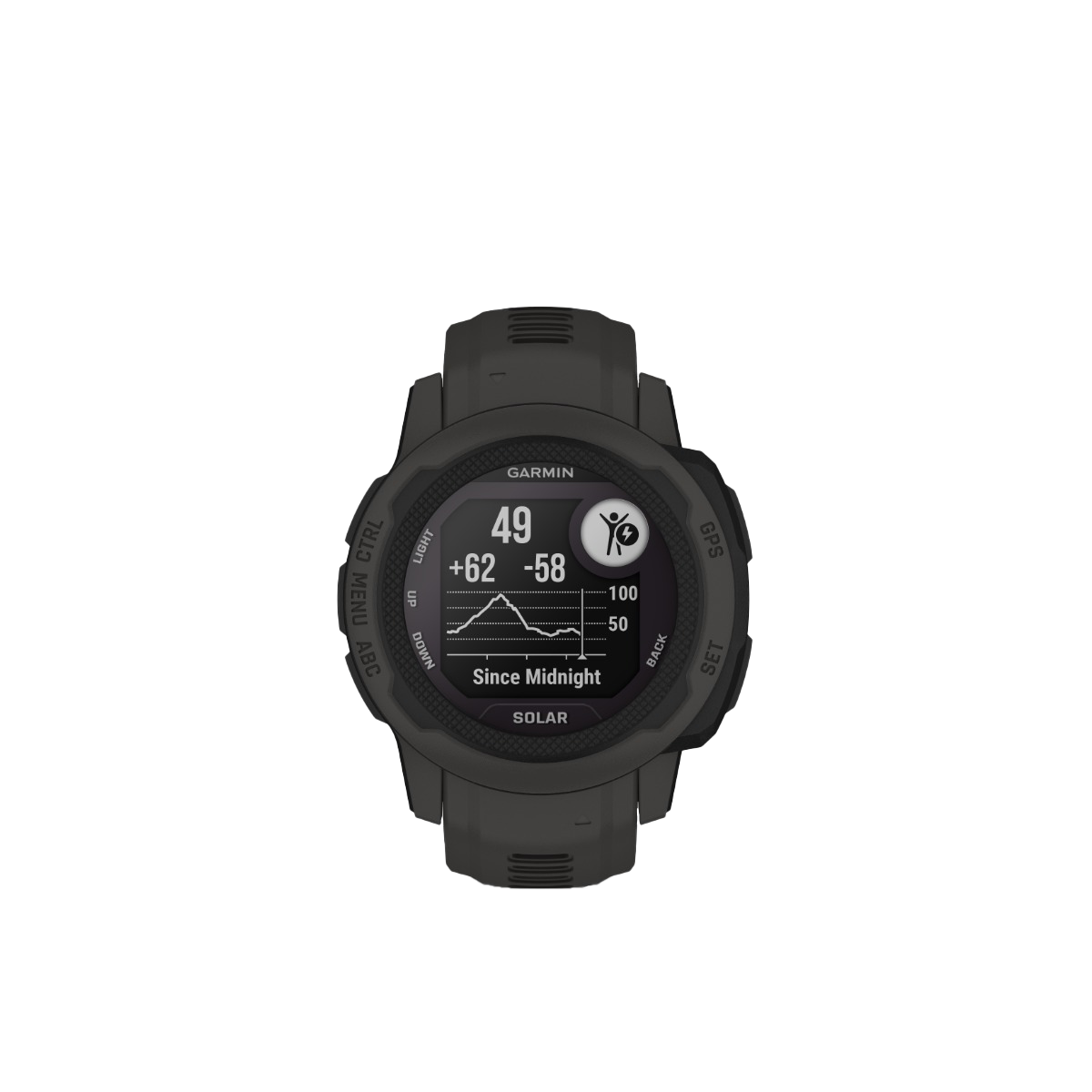 Garmin Instinct 2S Solar, Grafito (010-02564-10)