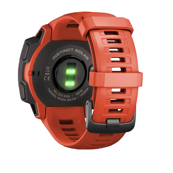 Garmin Instinct Solar, Flame Red Graphite