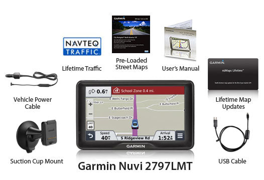 Garmin Nuvi 2797LMT GPS - Factory Refurbished