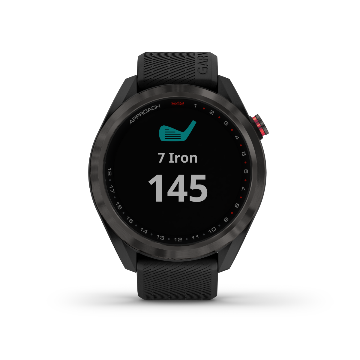 Garmin Approach S42 - Gunmetal with Black Band