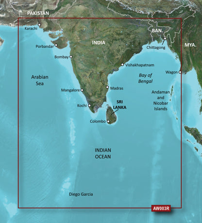 Bluechart G2 Vision Indian Subcontinent