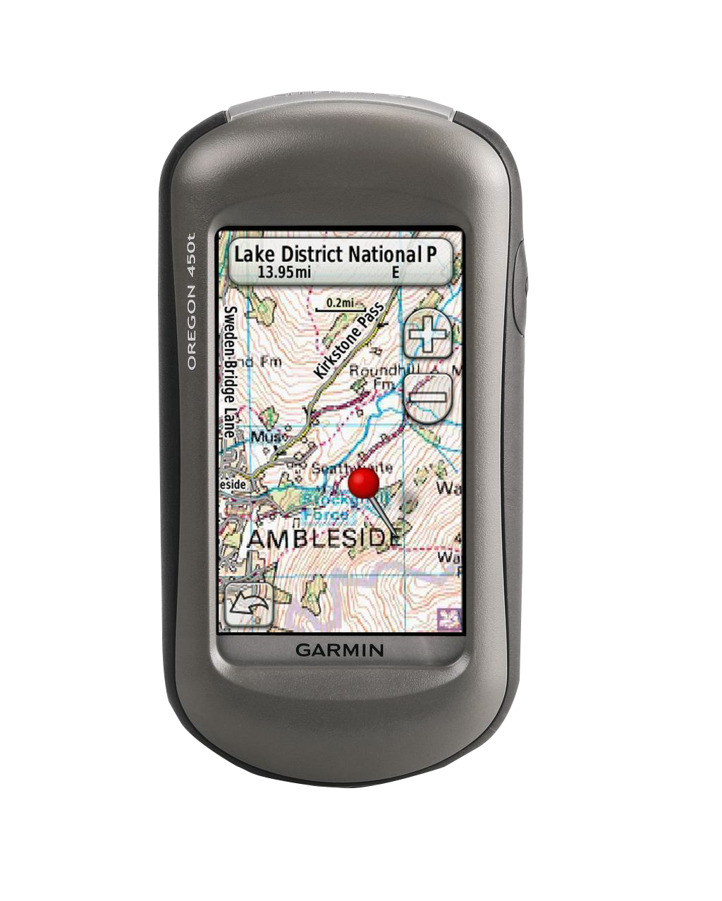 Garmin Oregon 450t, GPS portable d'extérieur/de sentier à écran tactile avec cartes TOPO (remis à neuf certifié Garmin)