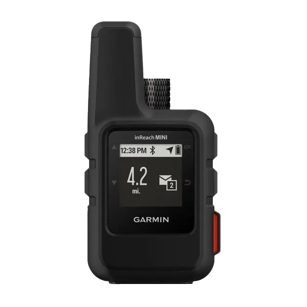 Garmin Inreach Mini, comunicador satelital GPS ligero y resistente, color negro, con InReach y SOS (reacondicionado certificado por Garmin)