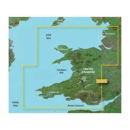 Garmin Great Britain, Blackpool to Cardiff Charts BlueChart g3 Vision | VEU467S | Download