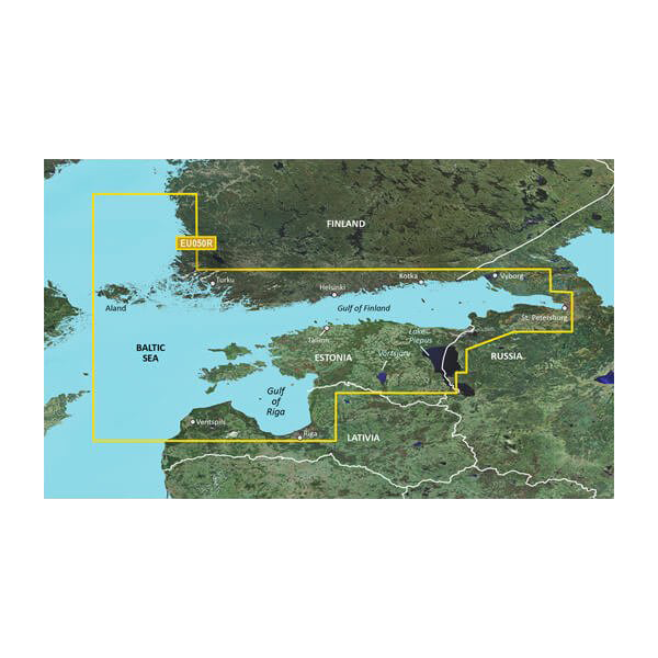 Garmin Gulfs of Finland and Riga Charts BlueChart g3 Vision | VEU050R | microSD/SD